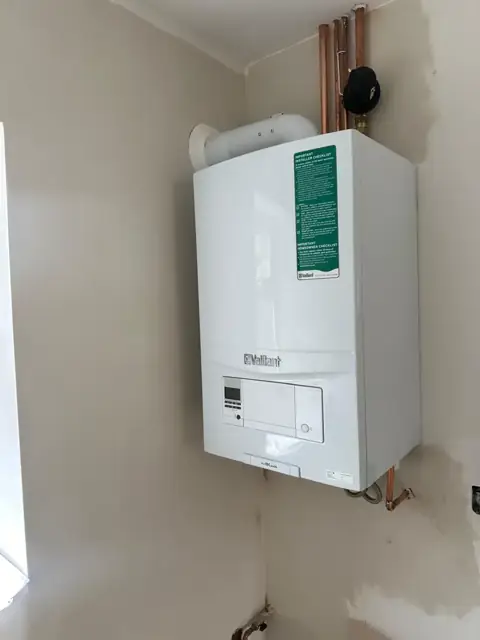 Wall-mounted Vaillant ecoTEC boiler
